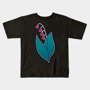 Red lily of the valley Kids T-Shirt